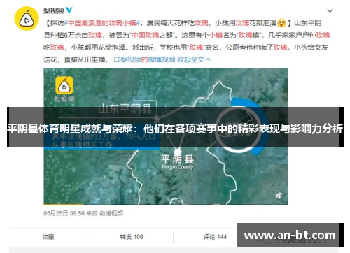 平阴县体育明星成就与荣耀：他们在各项赛事中的精彩表现与影响力分析